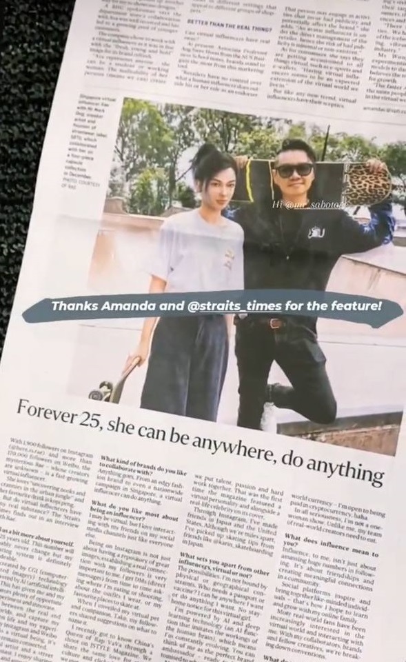 Rae x Straits Times